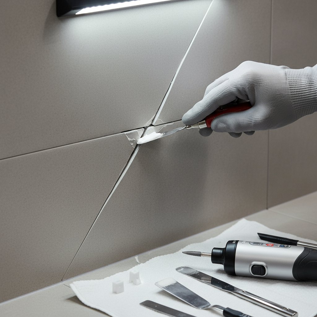 Professionelle Fliesenreparatur - Risse und Sprünge beheben München