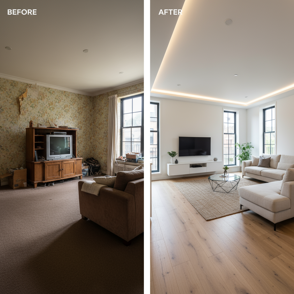 Komplette Objektrenovierung von Gewerbe- und Wohnobjekten